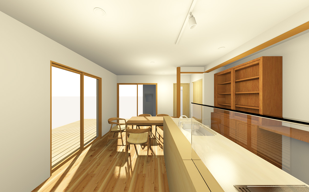 空き家となった実家へ親子２世帯がﾘﾀｰﾝ同居の為のﾘﾉﾍﾞｰｼｮﾝ 02